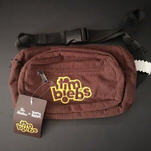 NWT Tim Hortons x Justin Bieber Dark Brown Lined Corduroy Waist/Fanny Pack